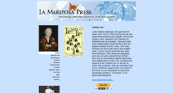 Desktop Screenshot of lamariposapress.com